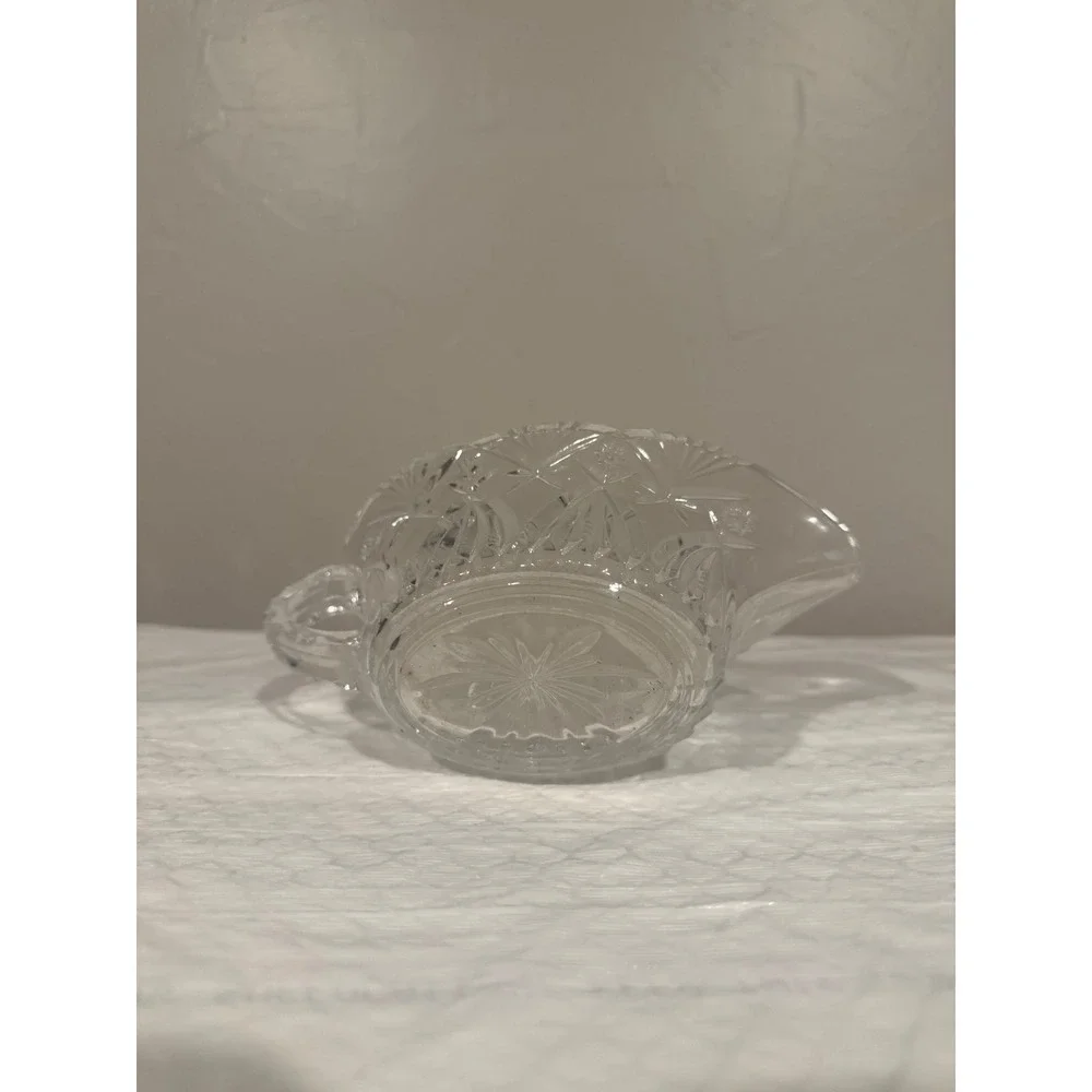 Waterford Crystal Gravy Boat Unisex OS Clear Excellent Cut Glass Serving Piece
